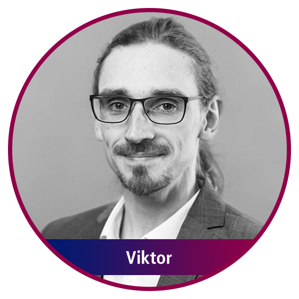 Rundes Portrait von Viktor Kinzel
